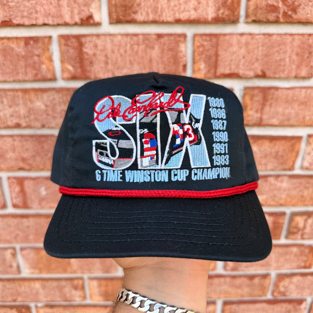 Dale Earnhardt 6 Time Championship Hat