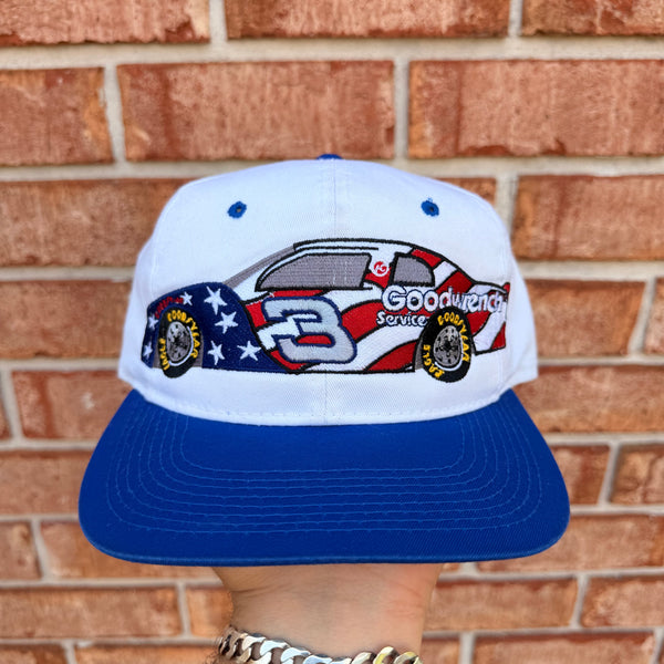 Dale Earnhardt American Flag Car Nascar Hat