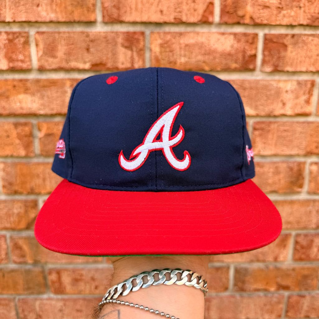 Atlanta Braves Block Head MLB Hat