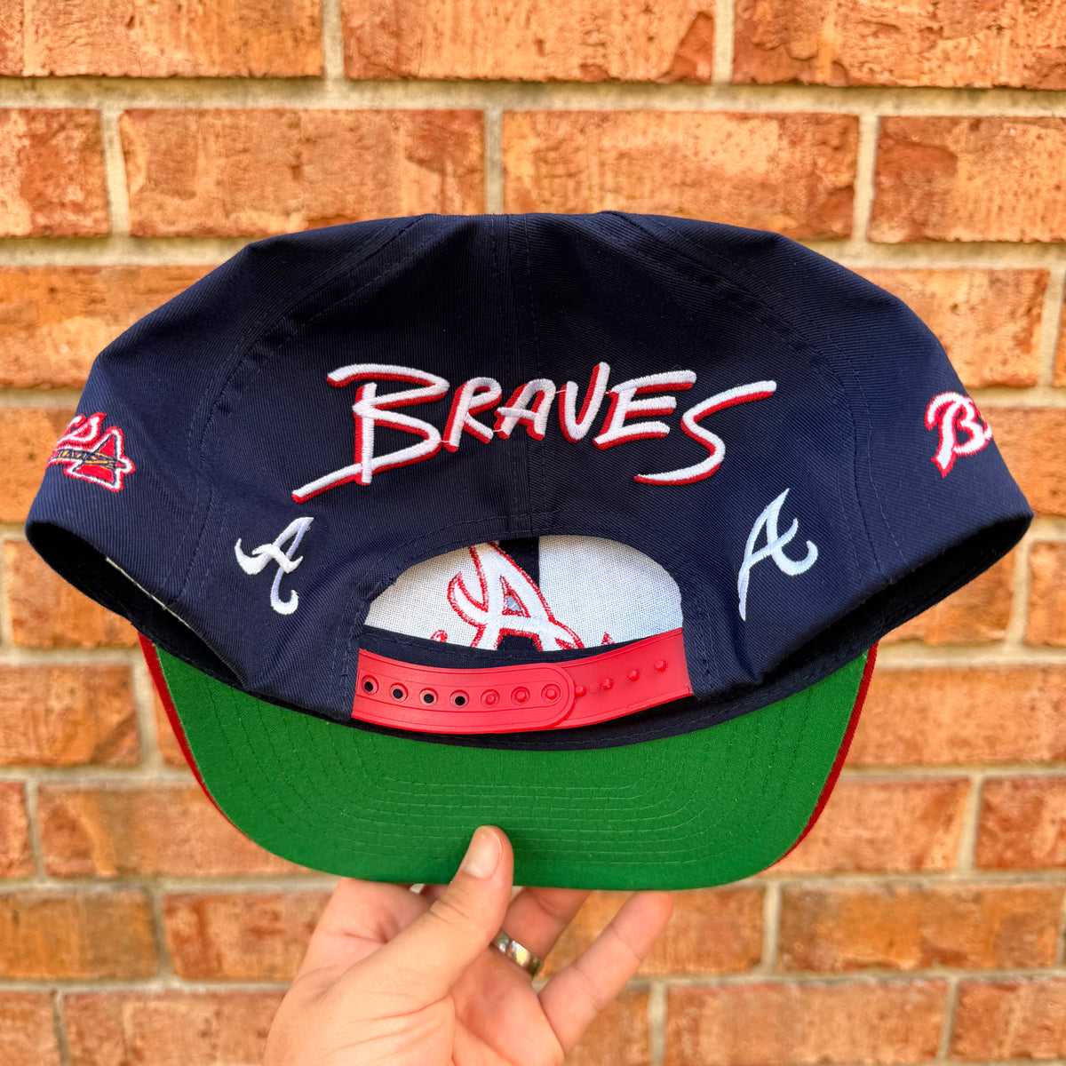 Atlanta Braves Block Head MLB Hat