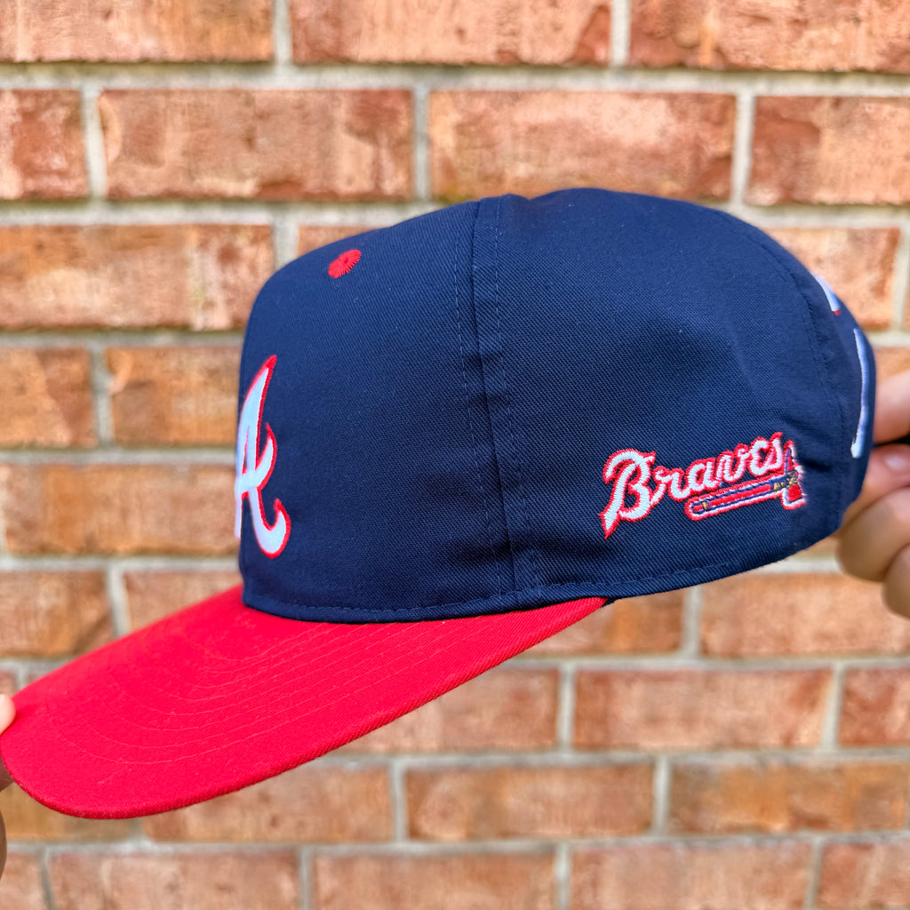 Atlanta Braves Block Head MLB Hat